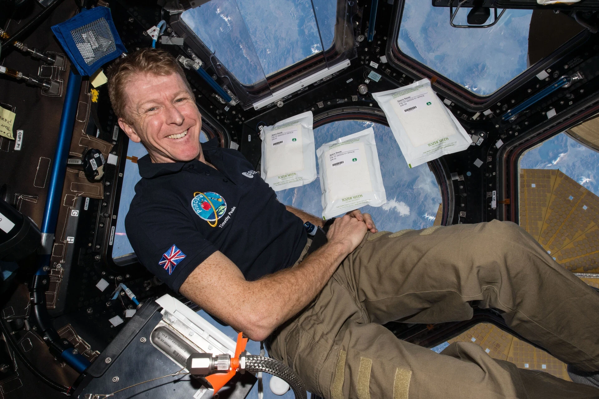 Major Tim Peake, Source ESA