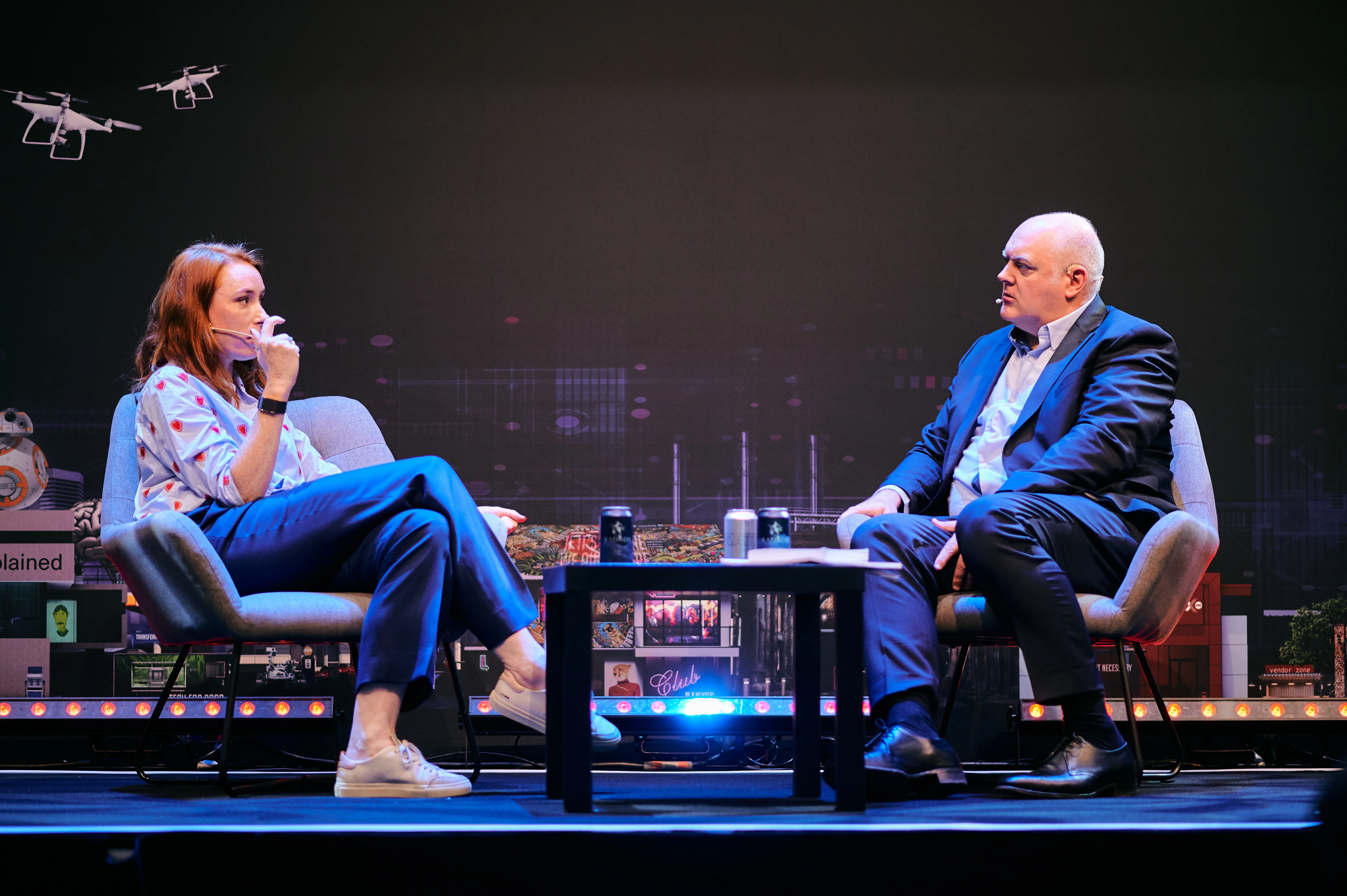 Dara O Briain and Hannah Fry