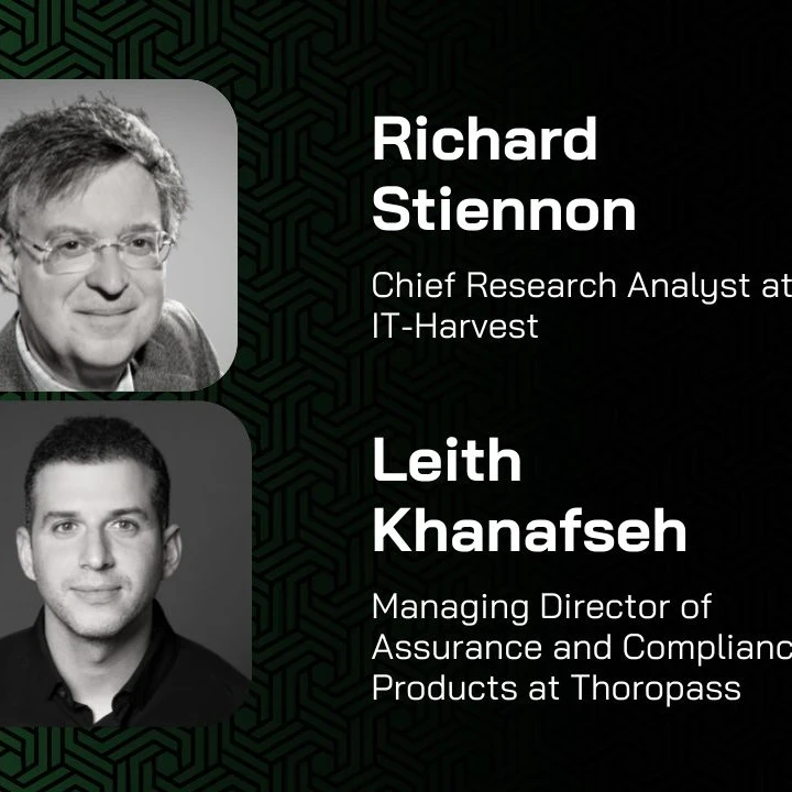Profile pictures of Richard Stiennon and Leith Khanafesh.