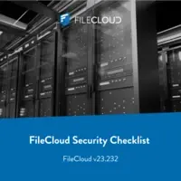 filecloud security checklist