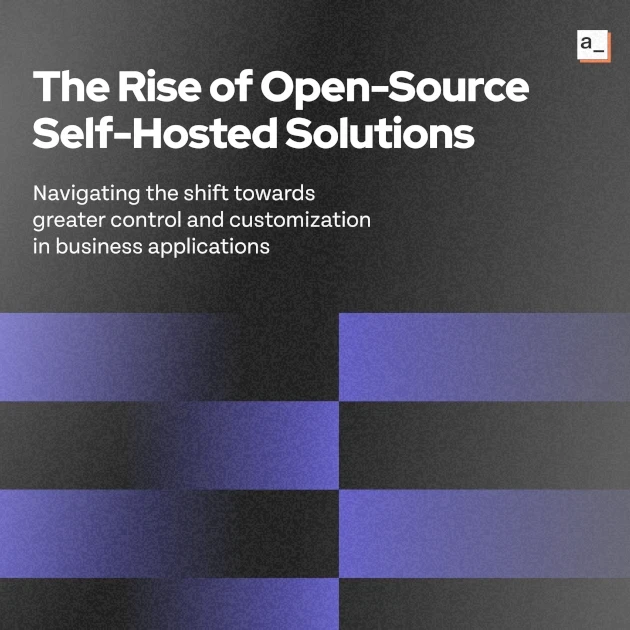 appsmith open source solutions