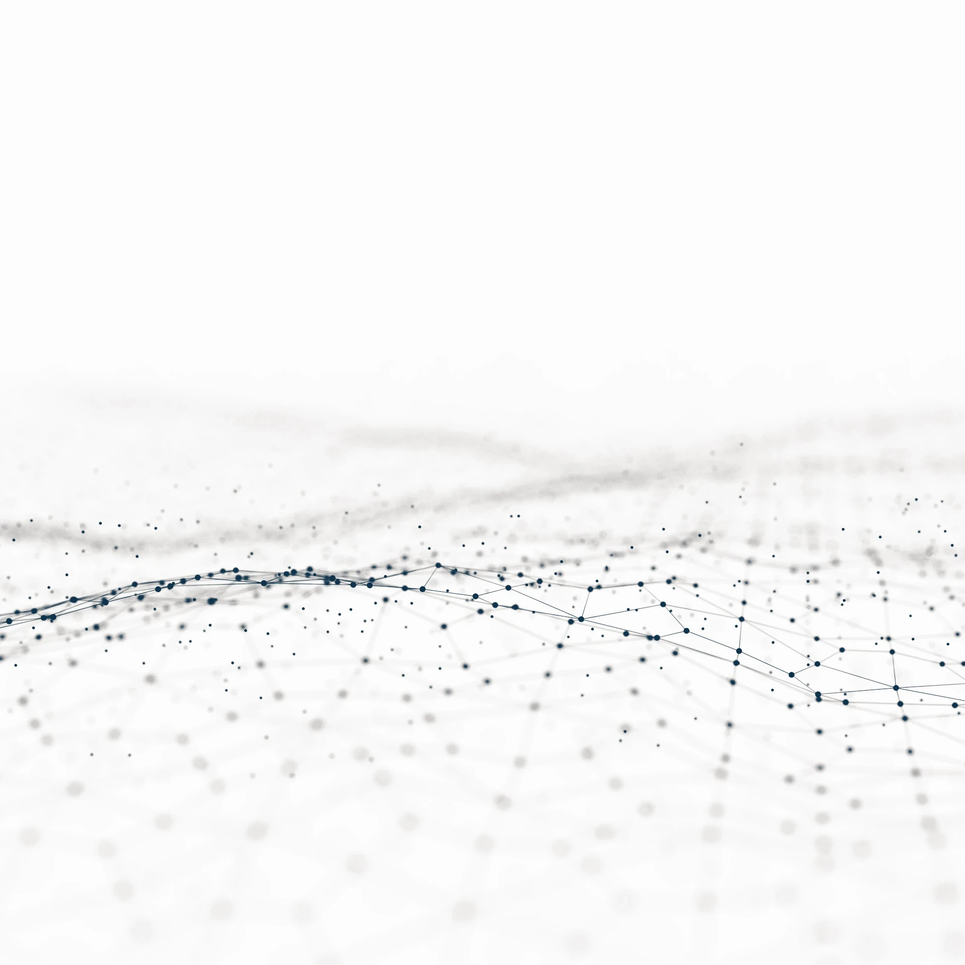 Abstract 3d rendering futuristic dots and lines