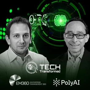 em60tech polyai tech transformed ai agent podcast in cx