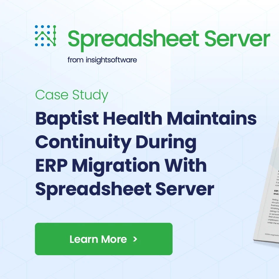 baptist health spreadsheet server