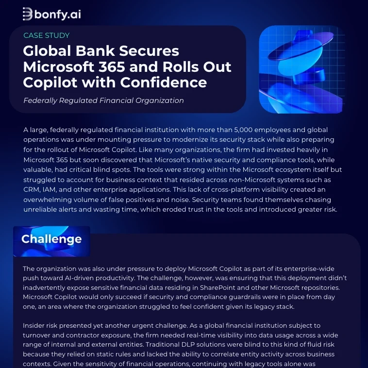 bonfy ai case study bank