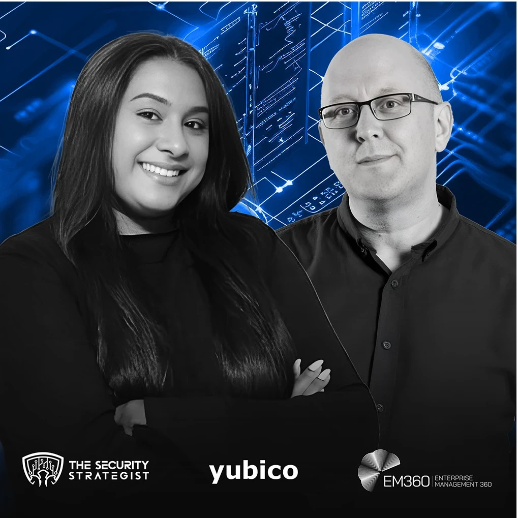 Trisha Pillay, host of the Security Strategist podcast, with Nic Sarginson, Senior Solutions Engineer at Yubico, discussing phishing-resistant authentication and passwordless security.