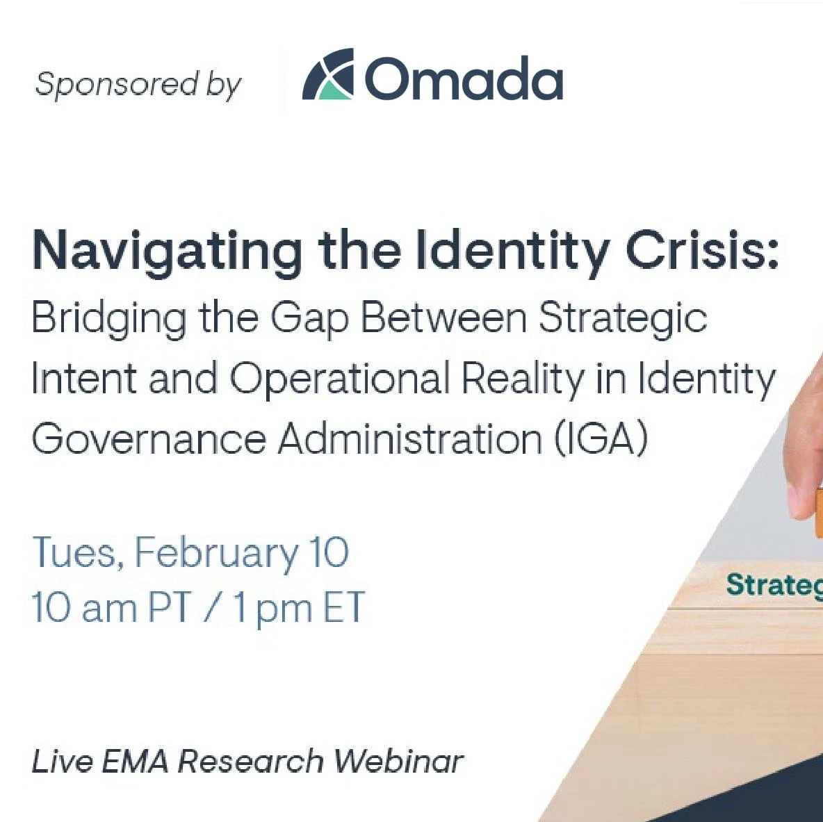 Banner image for EMA's navigating the identity crisis webinar event announcement