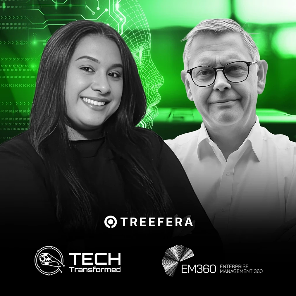 onathan Horn, CEO of Treefera, discusses AI-driven insights for managing first-mile supply chain risks amid climate change on Tech Transformed podcast with Trisha Pillay.