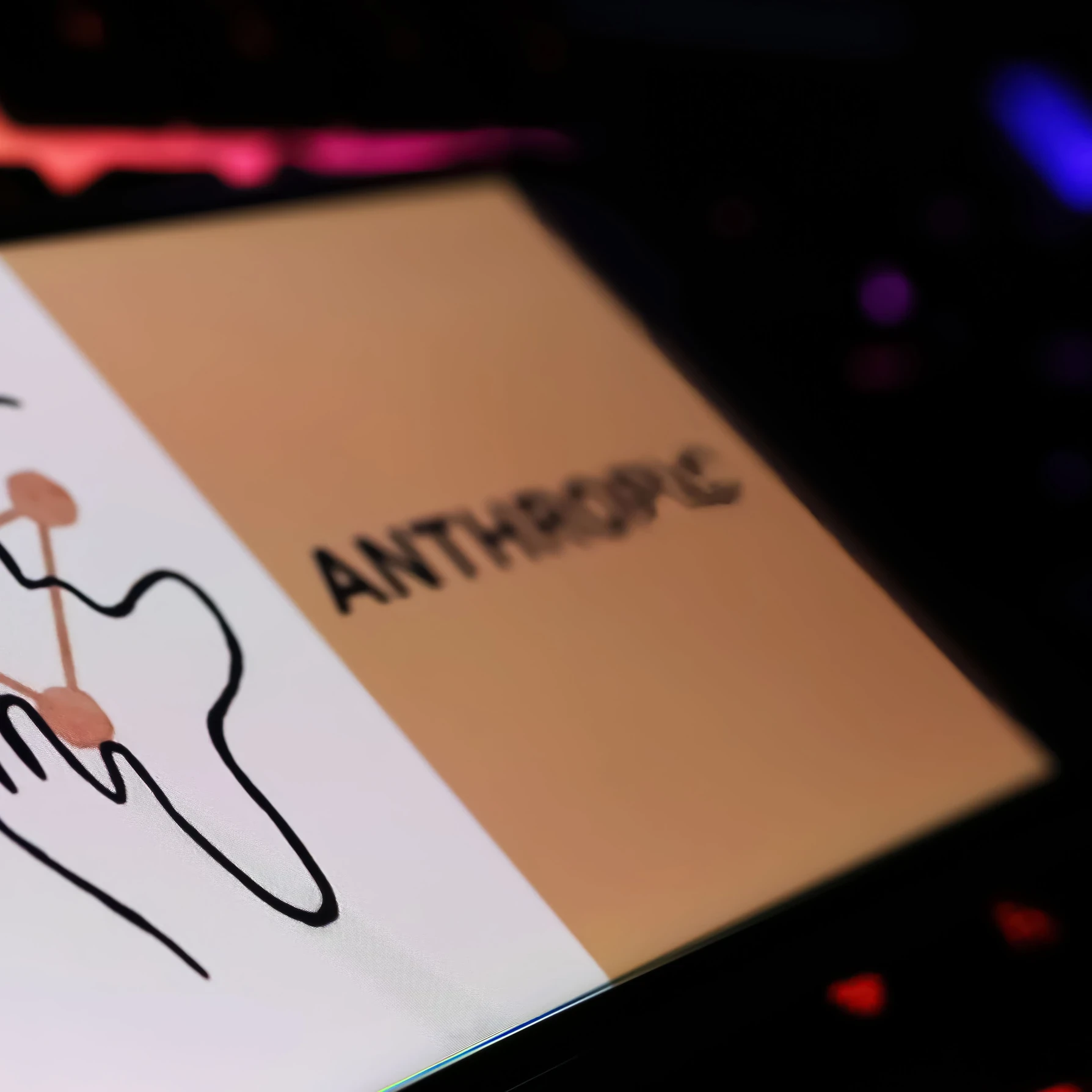 Anthropic logo on a dark background representing the Mythos AI security breach investigation