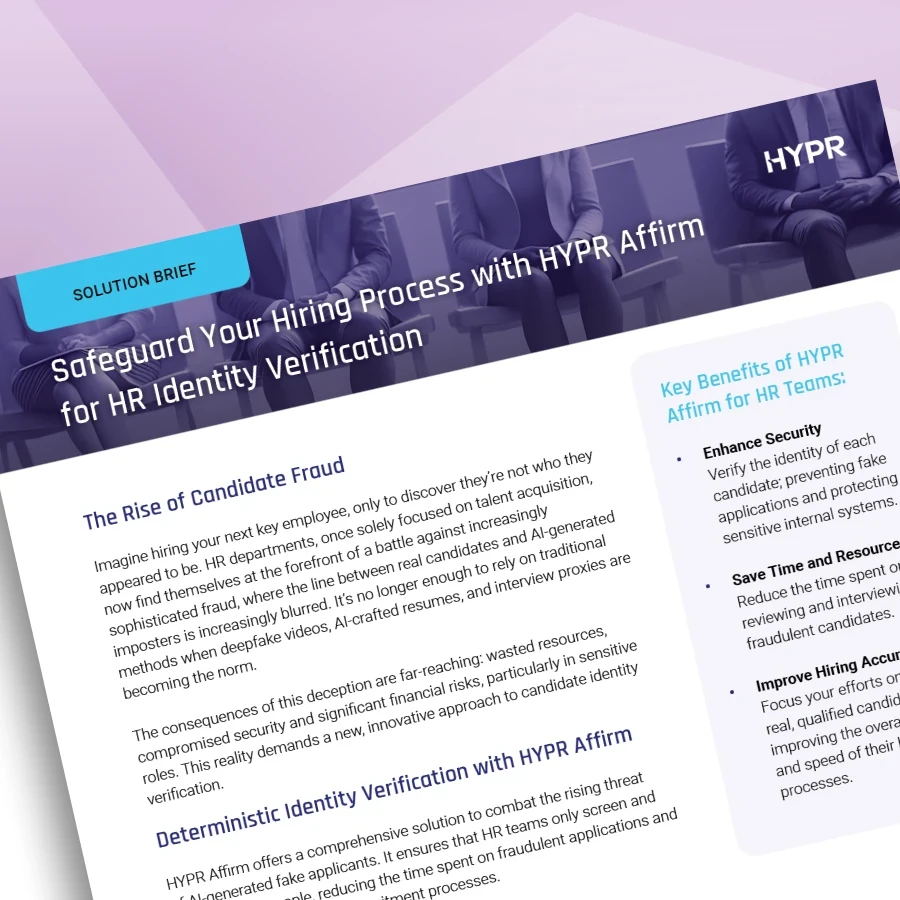 HR identity verification