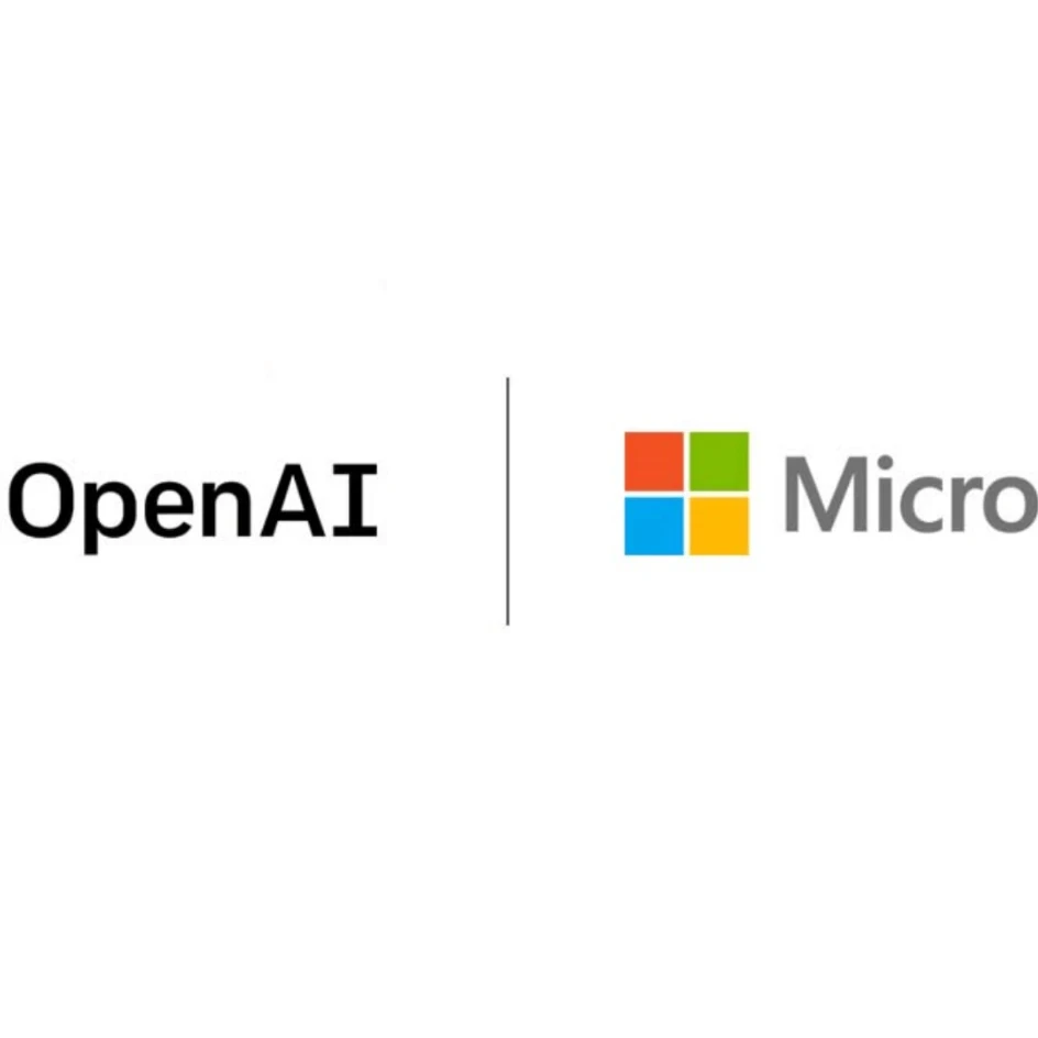 Microsoft and OpenAI partnership agreement concept showing artificial intelligence cloud computing infrastructure and enterprise AI collaboration