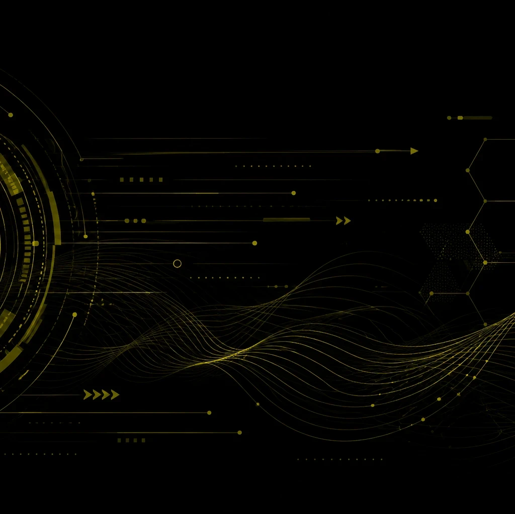 Black technology-themed EM360Tech banner featuring an olive-green circular digital interface graphic on the left, connected hexagonal network shapes on the right, and flowing data-wave patterns across the bottom. Large white text reads “Agile Methodology Explained for Enterprise Teams”. Smaller text below reads “We explain Agile methodology, the frameworks that support it, and why enterprise organisations continue to invest in Agile delivery.” The EM360 Enterprise Management 360 logo appears in the upper-ri