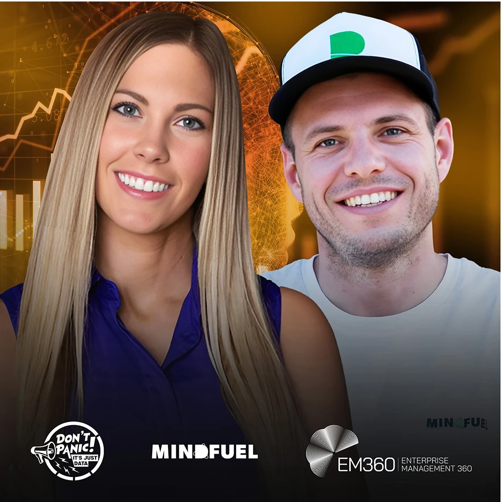 Nadiem von Heydebrand, CEO and co-founder of Mindfuel, discussing AI ROI, use case management, and business value on the Don't Panic, It's Just Data podcast.