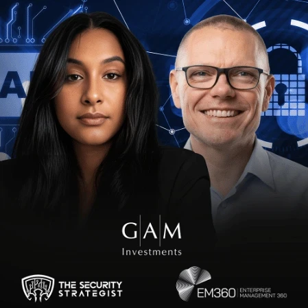 Alan Hamilton, Global Chief Information Security Officer at GAM Investments, discussing the security challenges created by AI adoption.