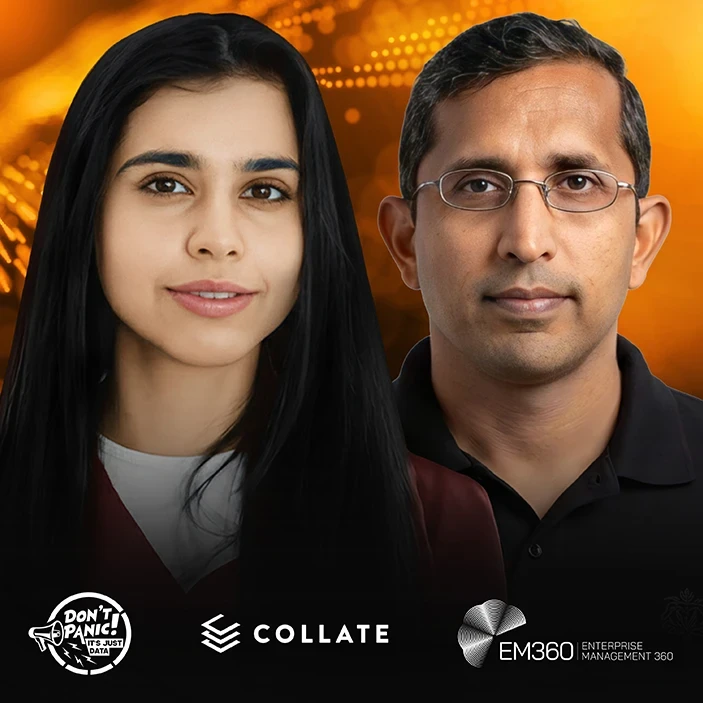 In this episode of the Don't Panic, It's Just Data podcast, host Shubhangi Dua, Podcast Producer and B2B journalist at EM360Tech, sits down with Suresh Srinivas, the CEO and Co-Founder of Collate and also a Co-Founder of the open-source project OpenMetadata. They talk about the context layer and the reasons why AI agents fail when it comes to enterprise data, even though the underlying models are continually getting better. He explains why the solution must be an open context layer rather than a proprietary
