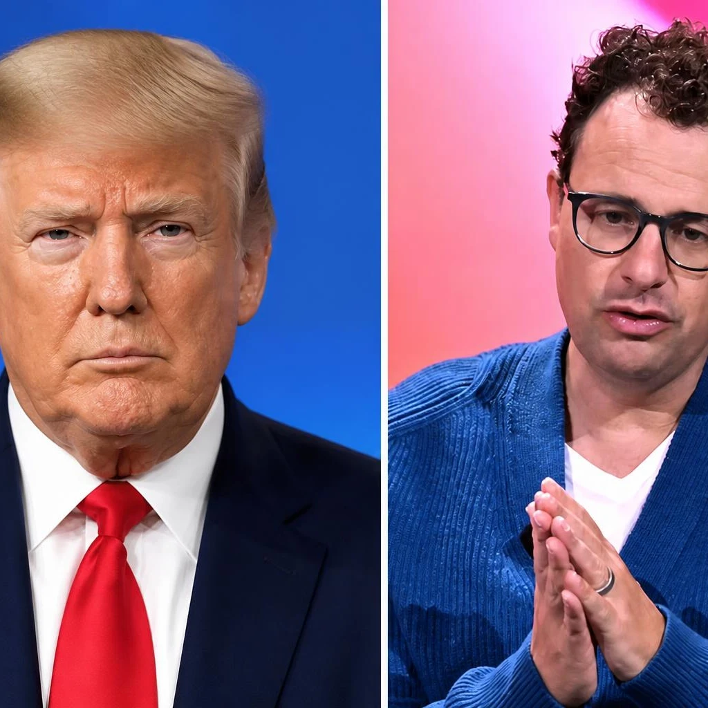 Anthropic CEO Dario Amodei and President Donald Trump ahead of a dinner on AI development