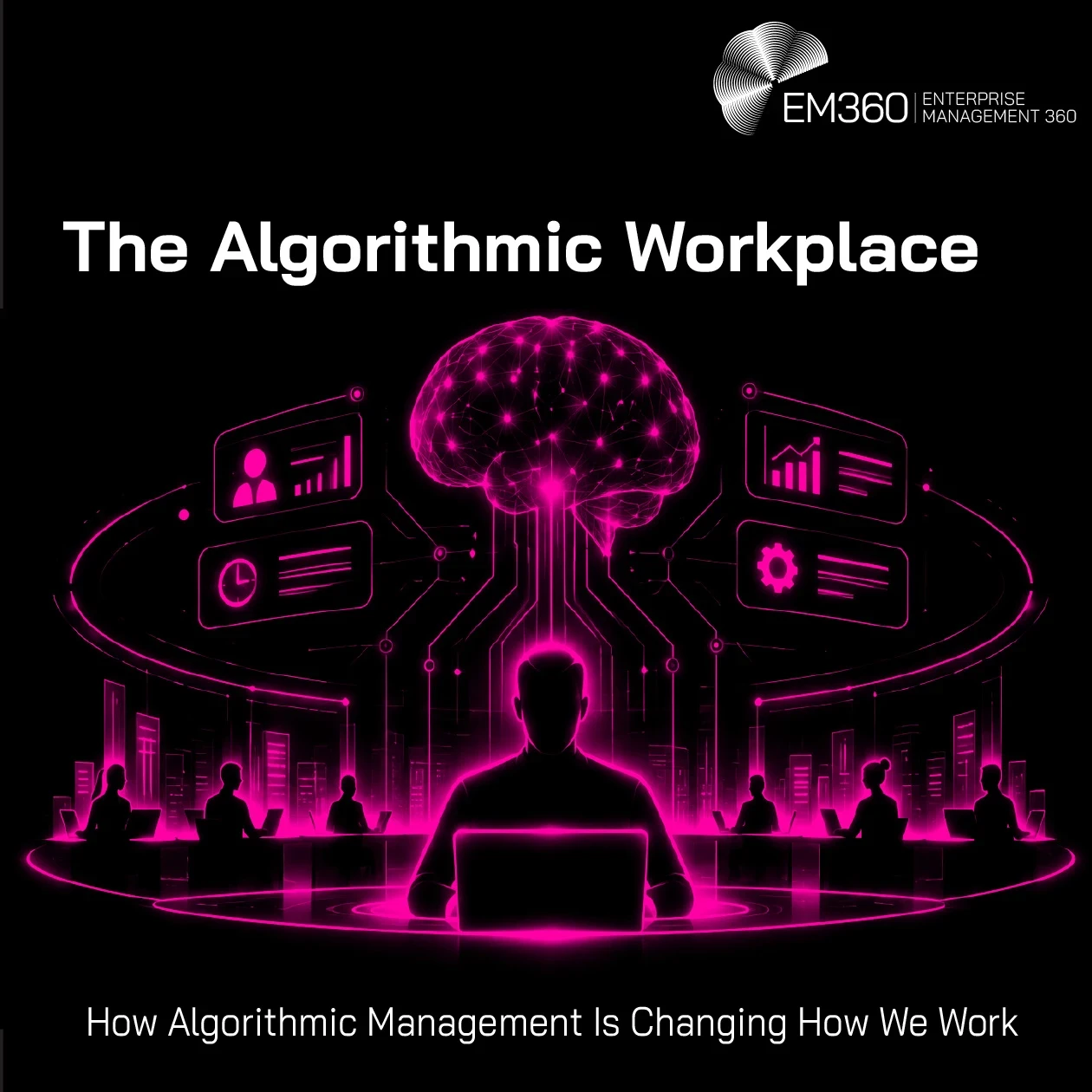 Cover image with the title "The Algorithmic Workplace"