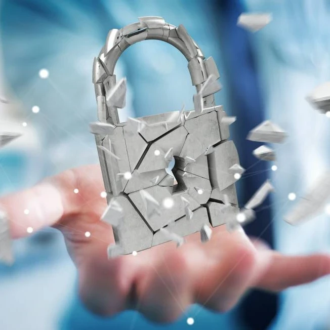 Cybersecurity breach warning representing the financial, operational, and reputational impact of compromised data.