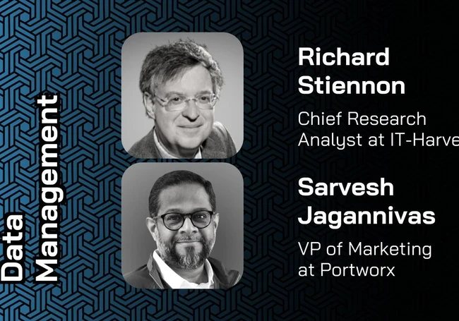 Profile pictures of Sarvesh Jagannivas and Richard Stiennon.