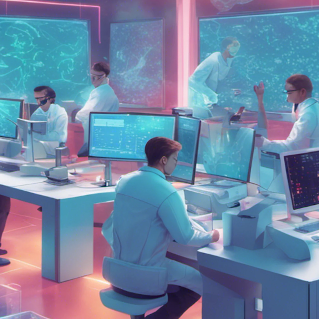 medical researchers in a lab