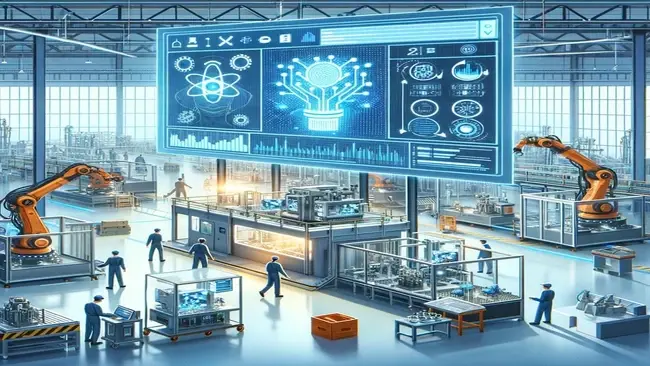 manufacturing floor, using AI for production planning 