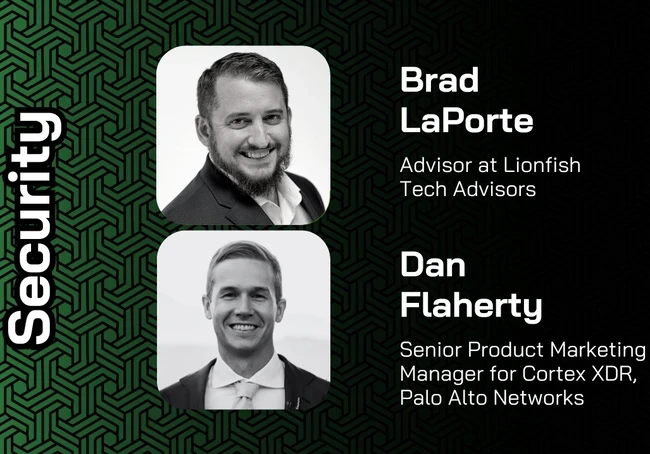 Profile pictures of Brad LaPorte and Dan Flaherty
