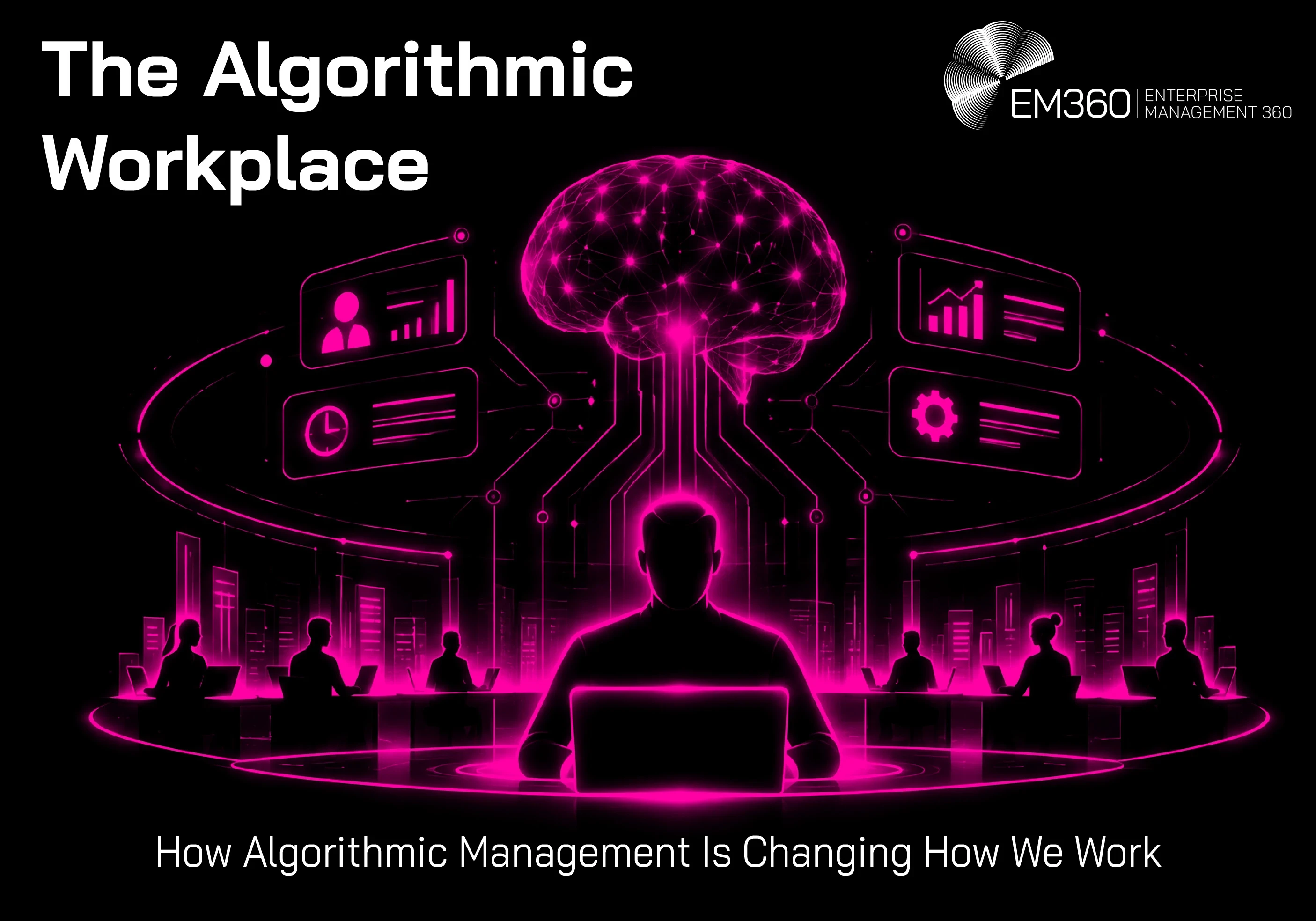 Cover image with the title "The Algorithmic Workplace"