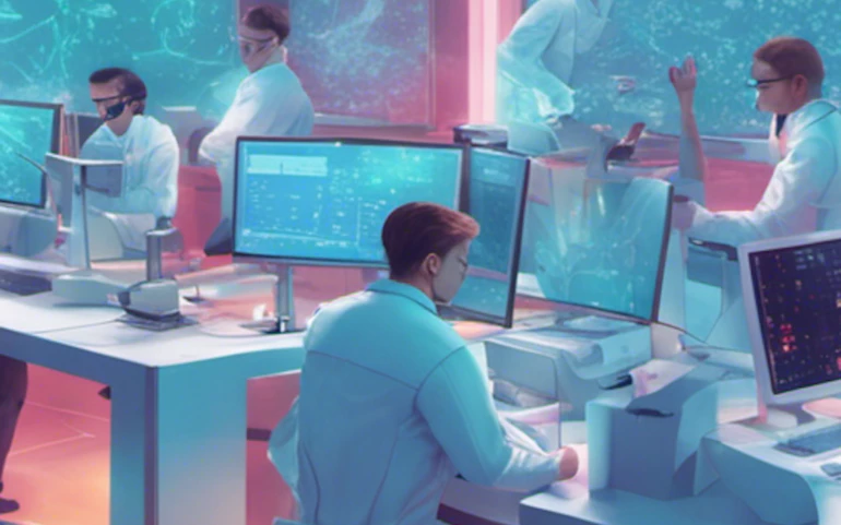 medical researchers in a lab