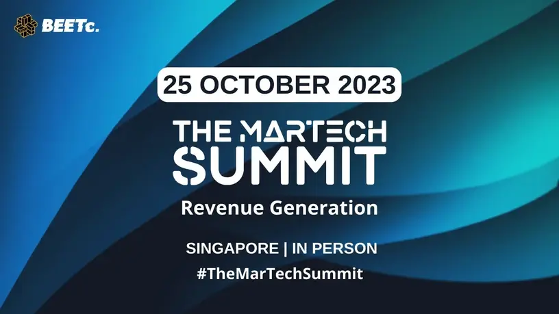 MarTech Summit, Revenue Generation, Singapore