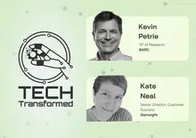 customer success ai podcast with kevin petrie of BARC and kate neal from Gainsight