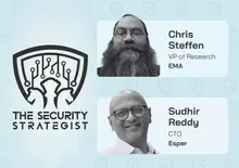 cybersecurity podcast with esper's sudhir reddy and chris steffen, ema on em360tech