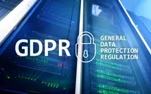 General data protection regulation GDPR title block